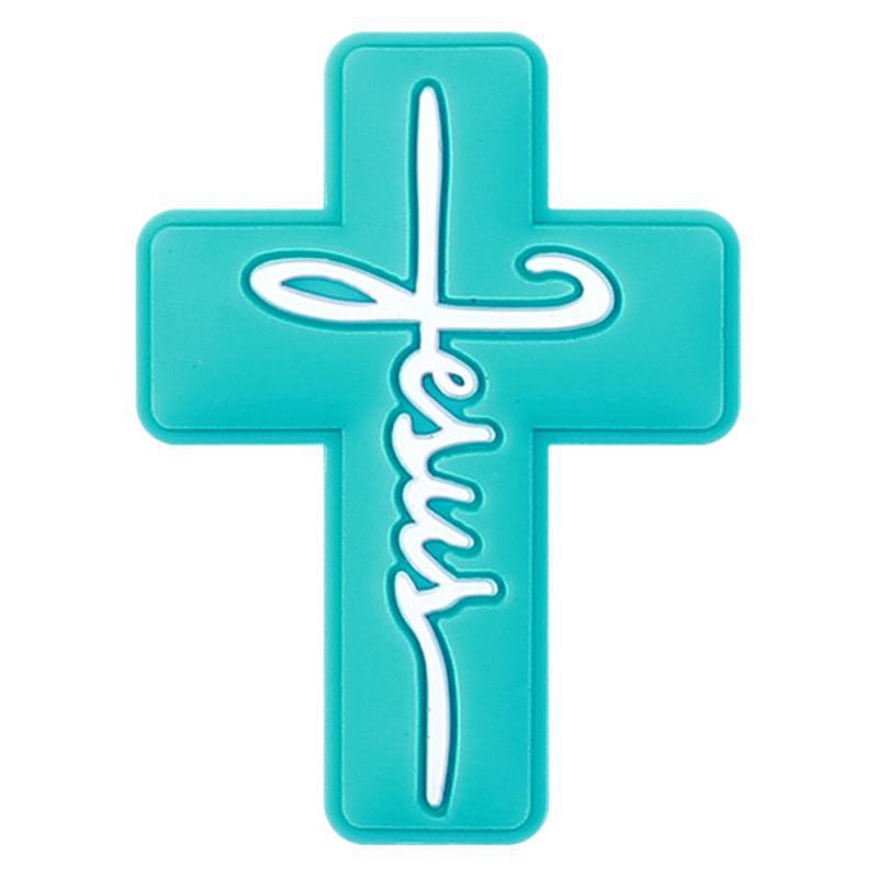 Wholesale 10pcs Color Cross Focal Beads