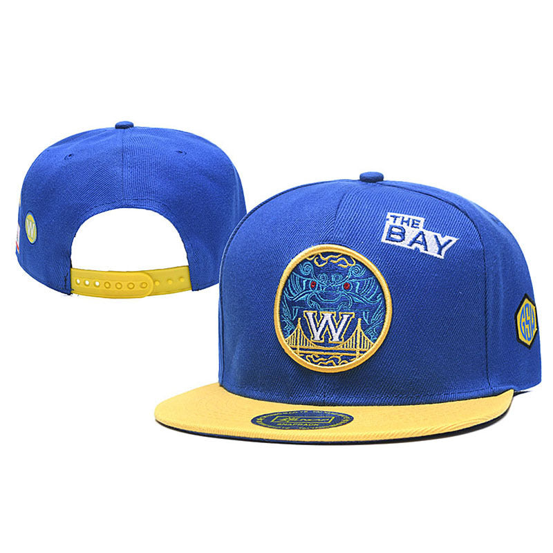 Wholesale Colorful spliced flat edge basketball casual baseball cap