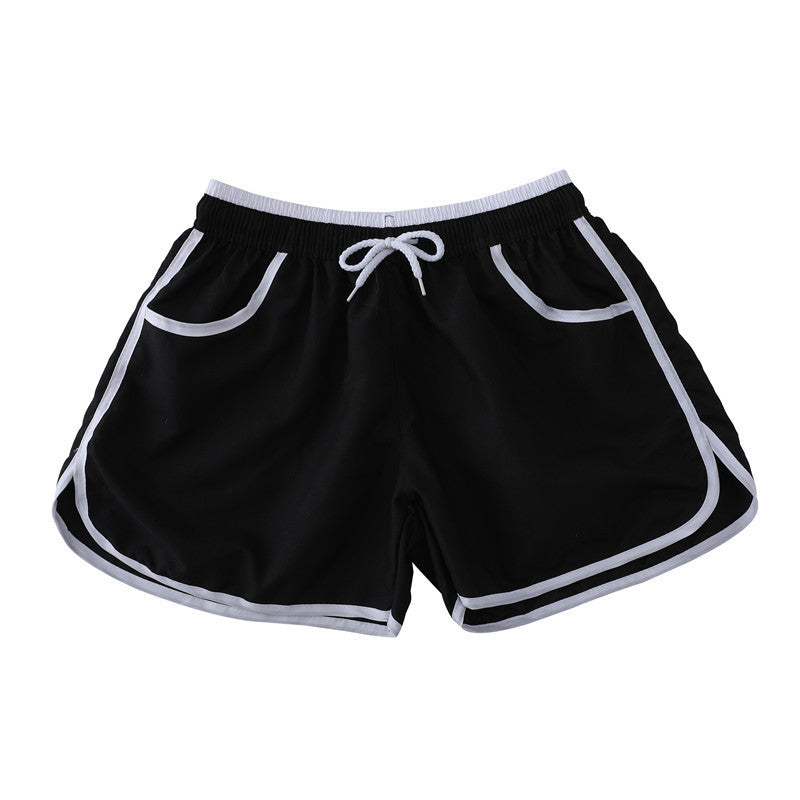 Wholesale Summer Women's Beach Shorts Solid Color Quick Dry Swimwear