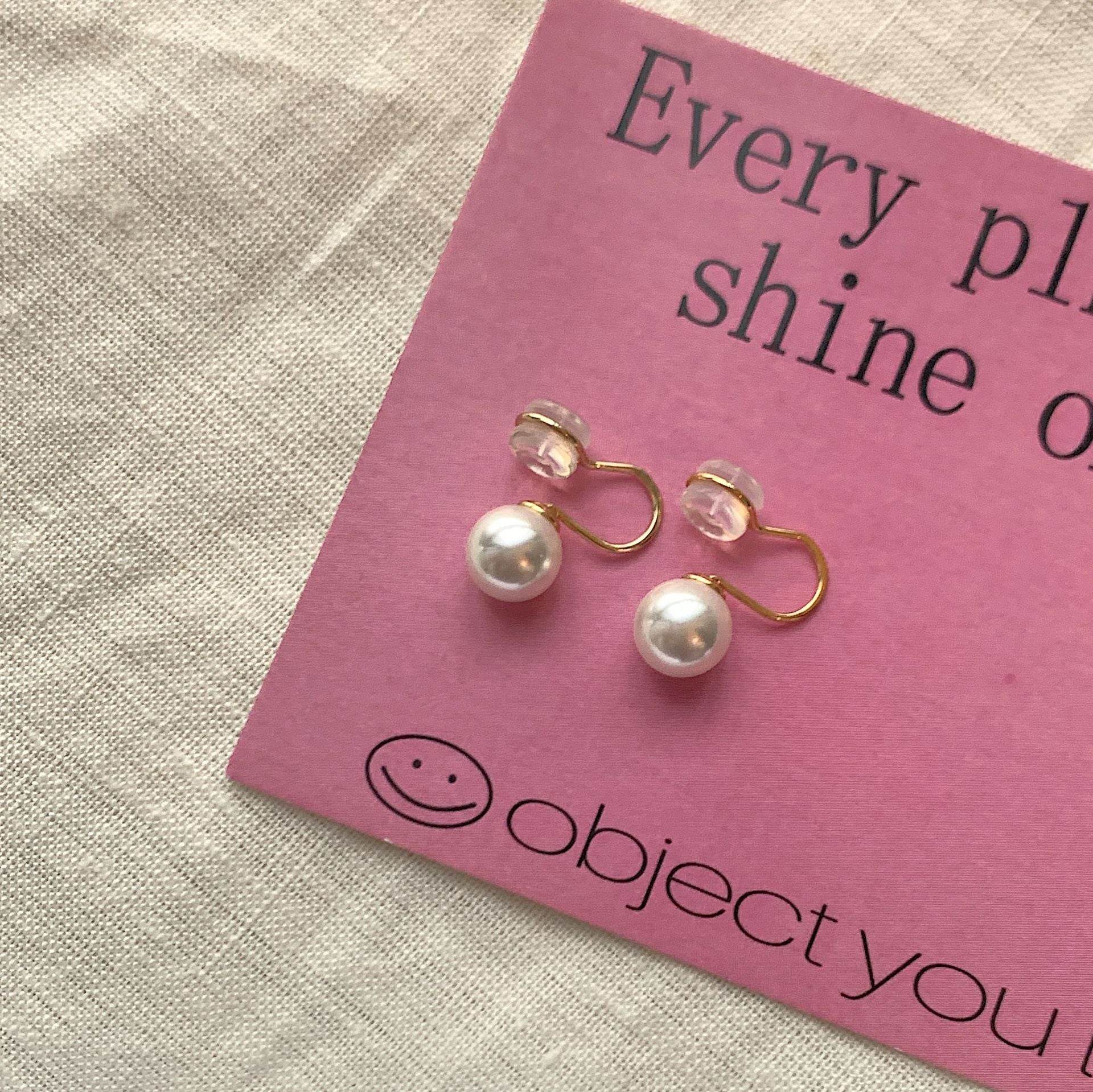 Wholesale 925 silver mosquito coil tray pearl ear clip