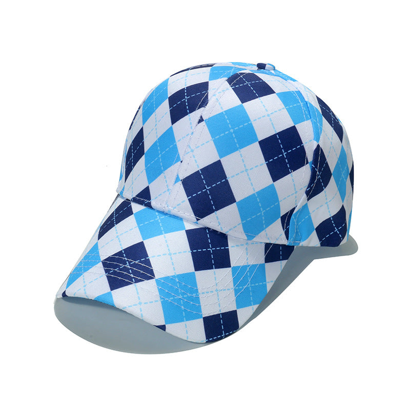 Wholesale Polyester Checkerboard Baseball Cap