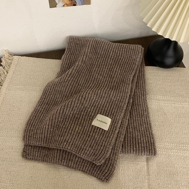 Wholesale Versatile Soft Winter Thick Warm Knitted Small Neck