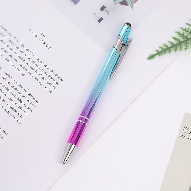 Wholesale Creative Touch Screen Gradient Color Metal Ballpoint Pen