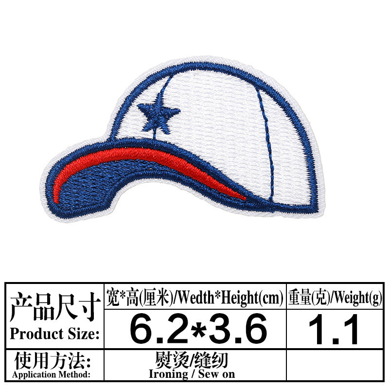 Wholesale Cartoon Baseball Football Embroidery DIY Patches