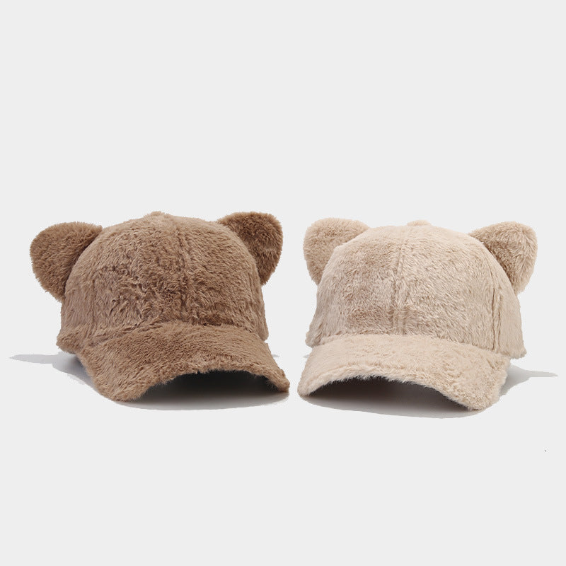 Wholesale cute cartoon light board cat ears baseball cap