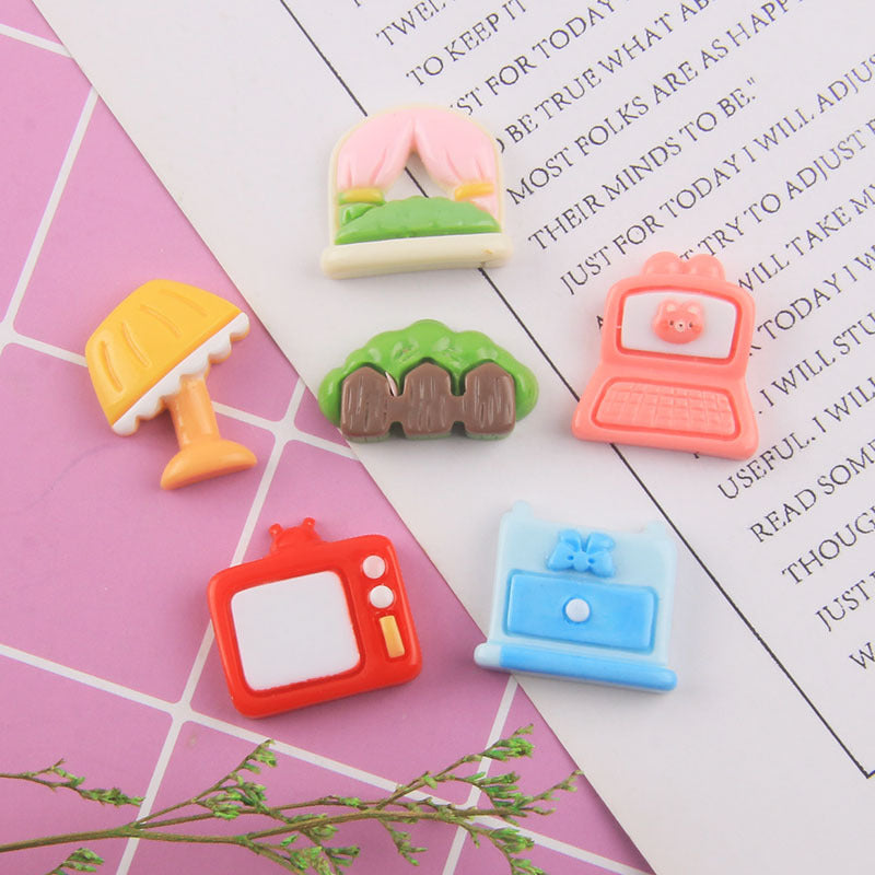 Wholesale cartoon home furnishing resin cream glue Phone Case