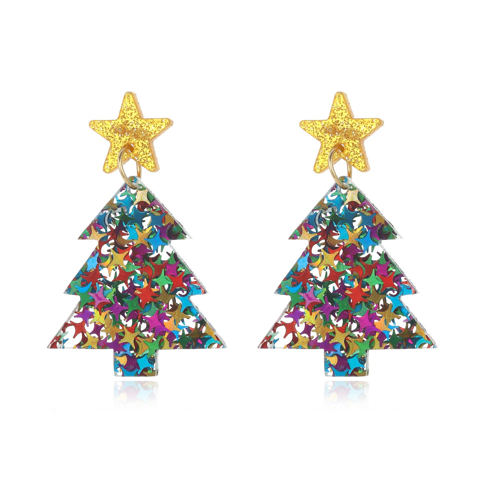 Wholesale Christmas Santa Snowman Bell Earrings For Women Zinc Alloy Party Wear Fashion Accessory