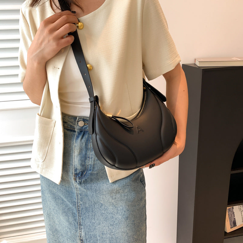 Wholesale Creative Creasing Underarm Shoulder Bag Crossbody Bag