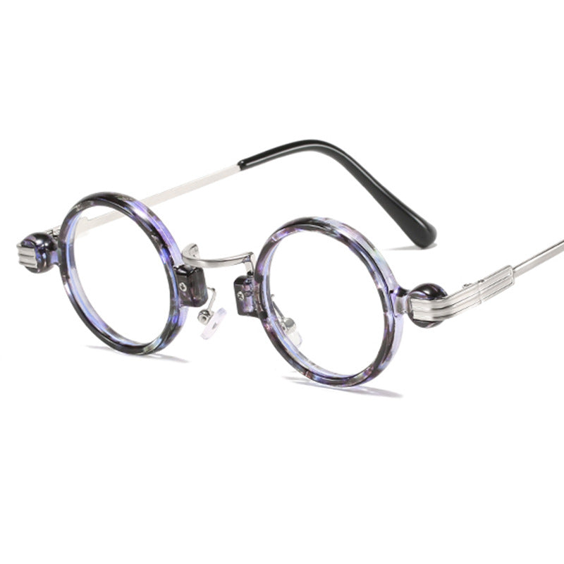 Wholesale Retro Steam Punk Small Round Frame PC Sunglasses