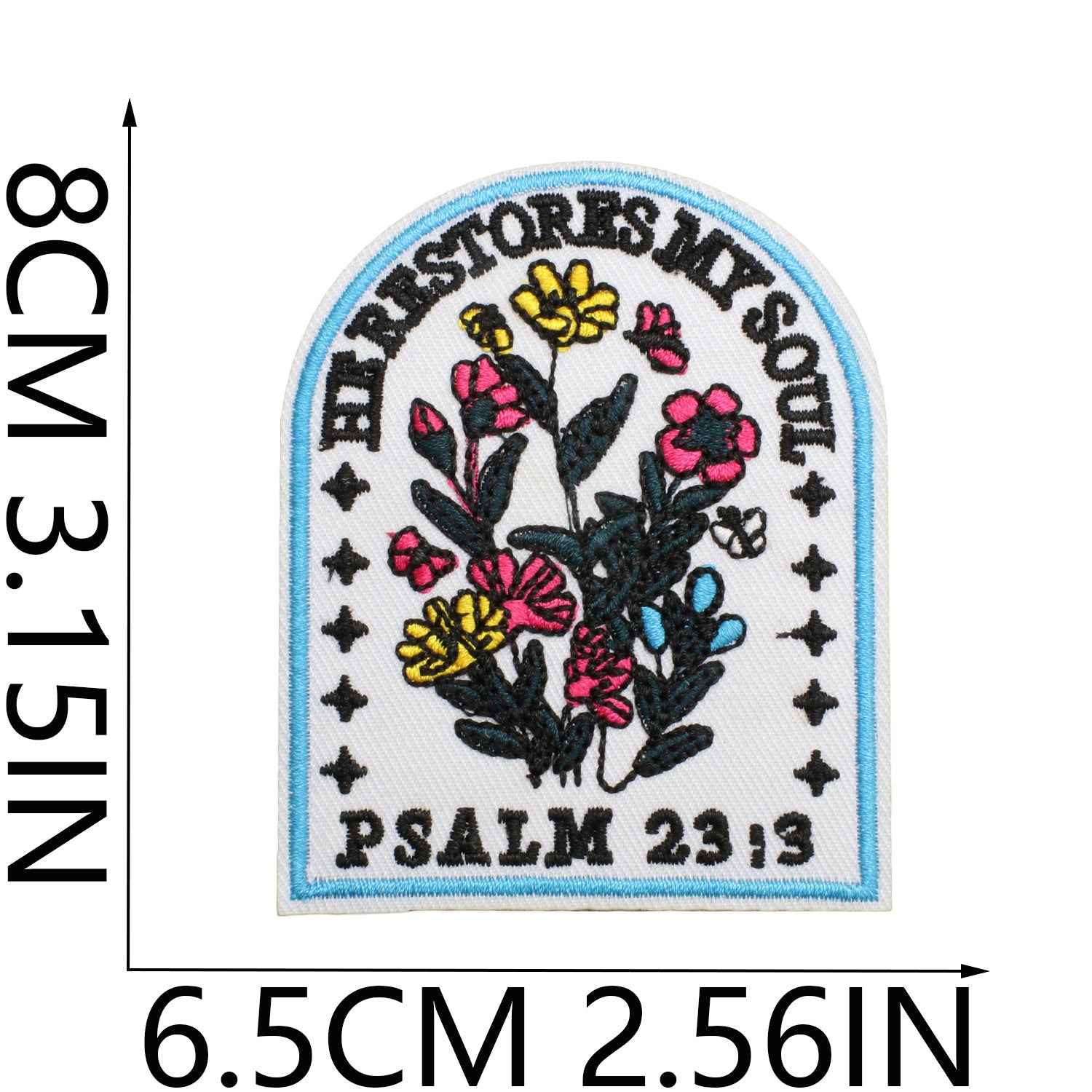 Wholesale God' s Will Embroidered Cloth Patch Bag Decoration Holy Gold  DIY Patches