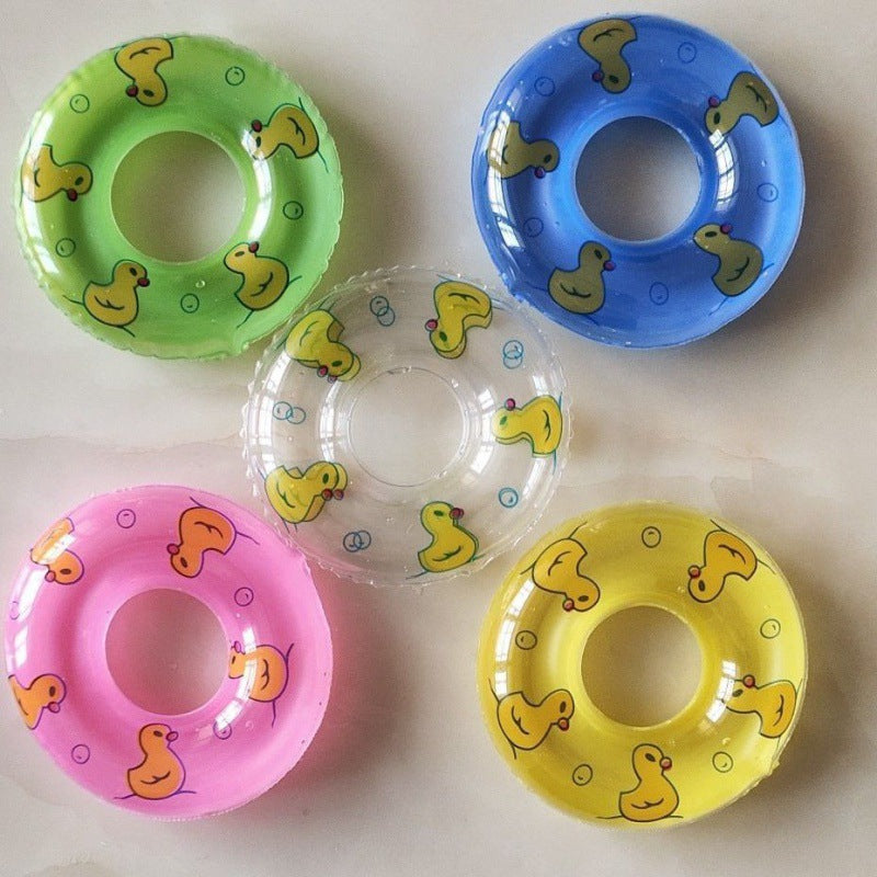 Wholesale Mini Swimming Ring Little Yellow Duck  Dollhouse  Accessories