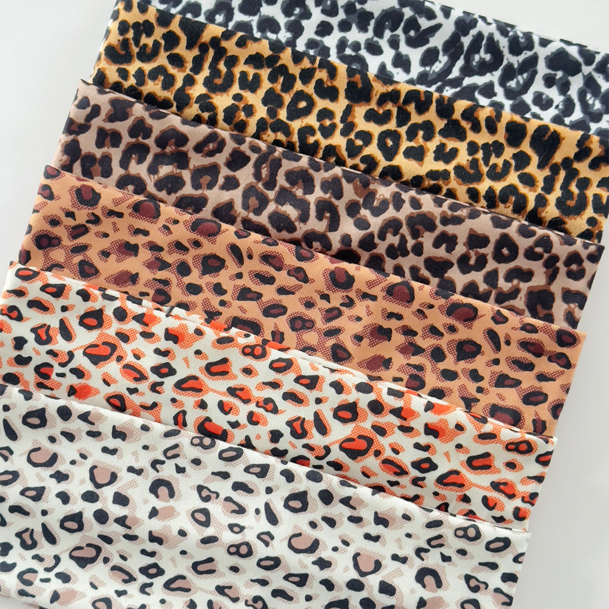 Wholesale High elasticity wide edge leopard print headband