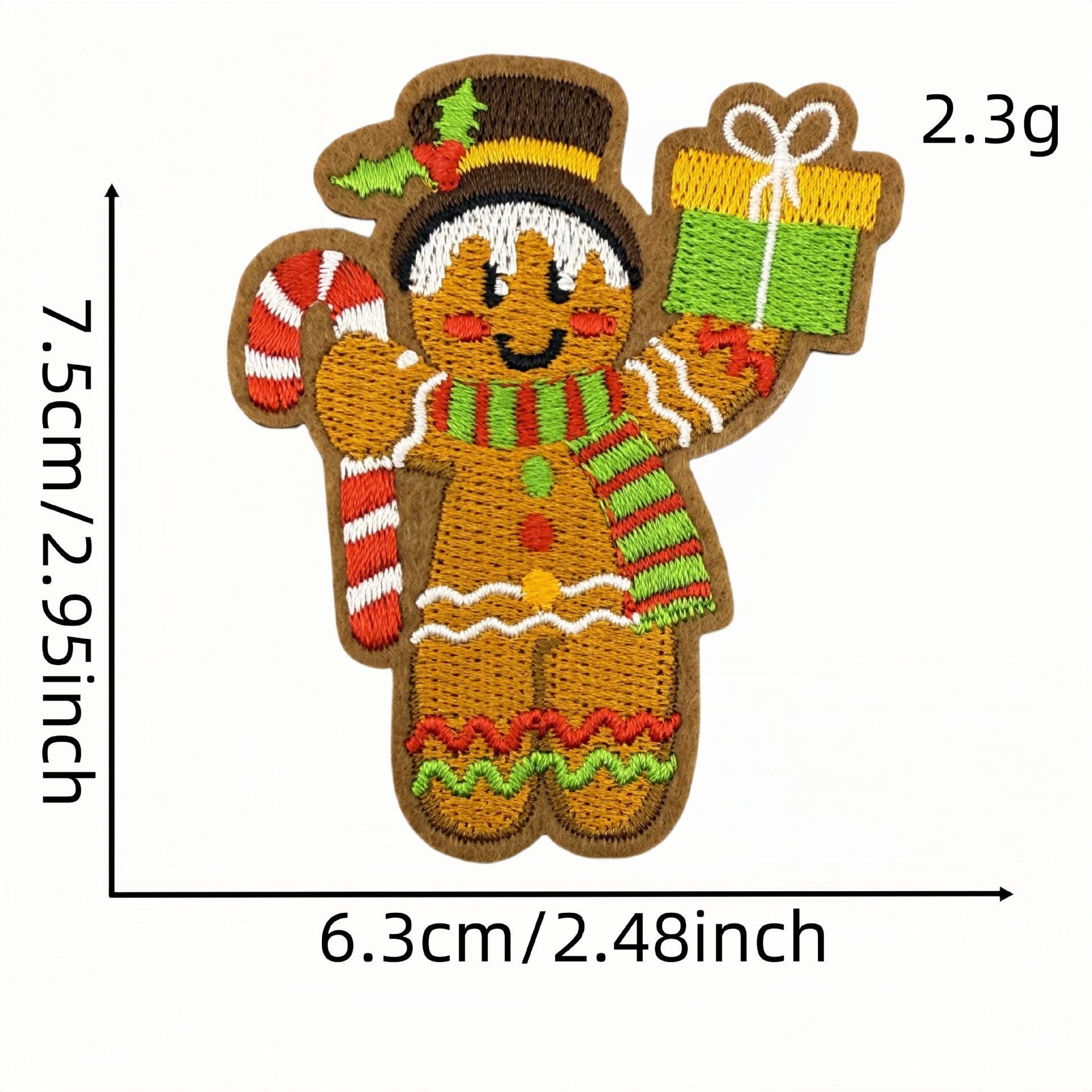 Wholesale Cartoon Christmas embroidery patch accessories ironing hot melt adhesive