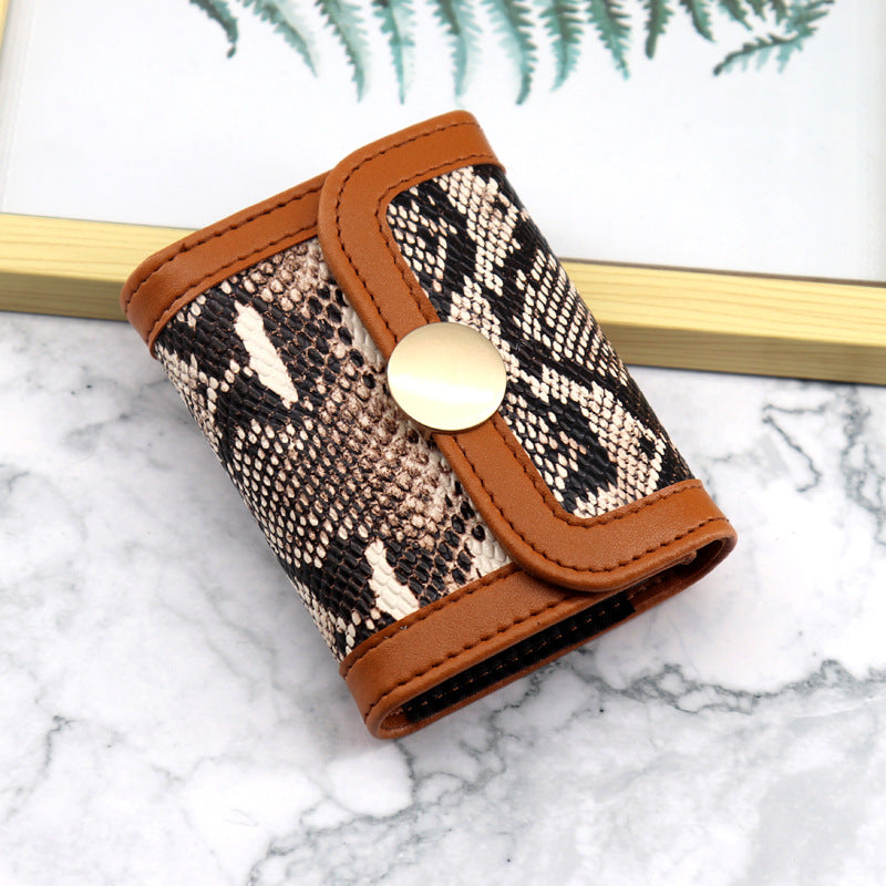 Wholesale Flip Organ Card Bag Women's PU Wallet