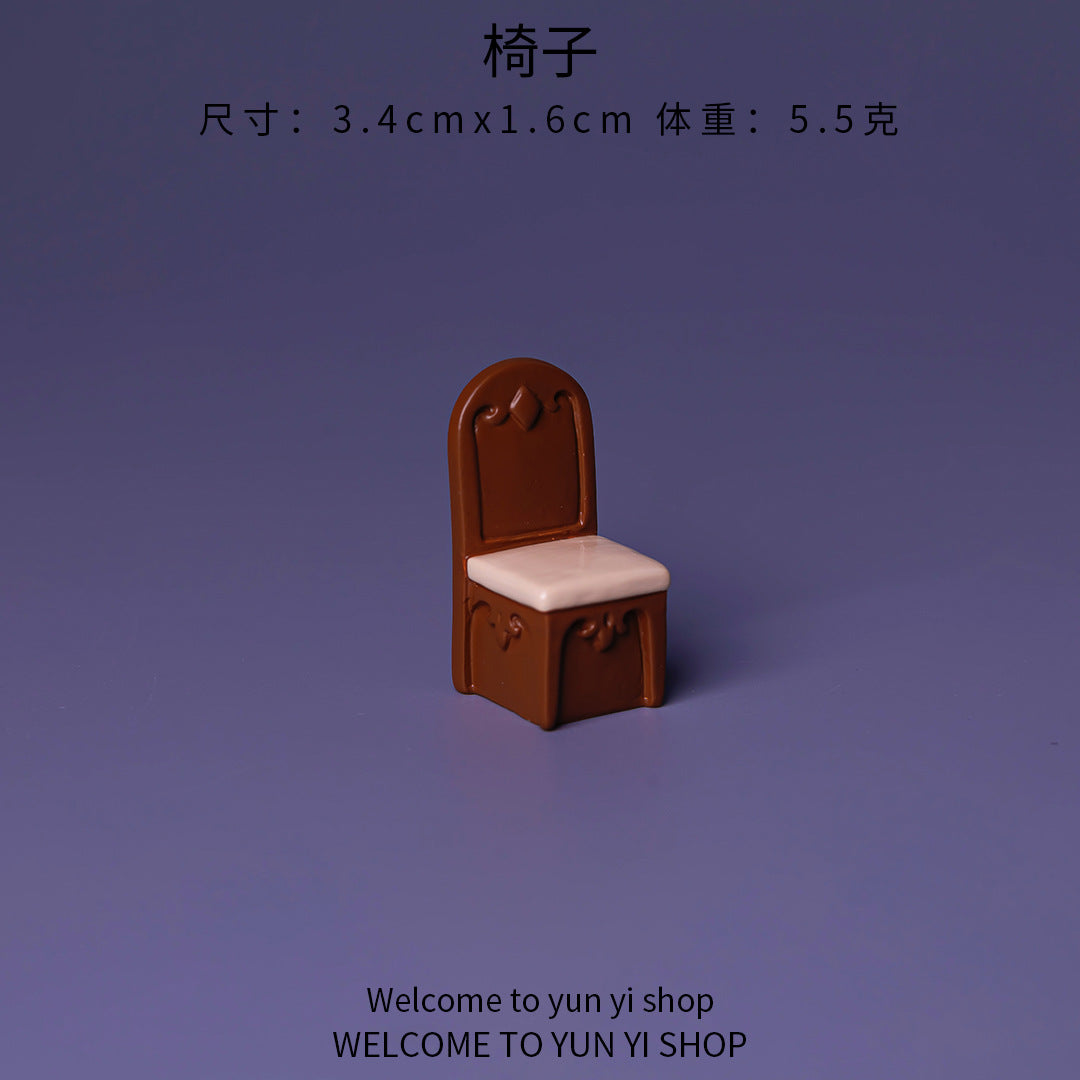 Wholesale European Classic Library Resin Figurine Miniature Desk Decor Creative DIY Car Dashboard Ornament Chic Gift For Resale