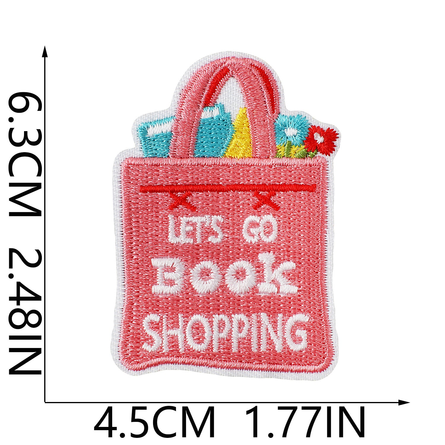 Wholesale Iron On Embroidered Patch Bear Book Design For Bags And Clothing Chic Boutique Craft