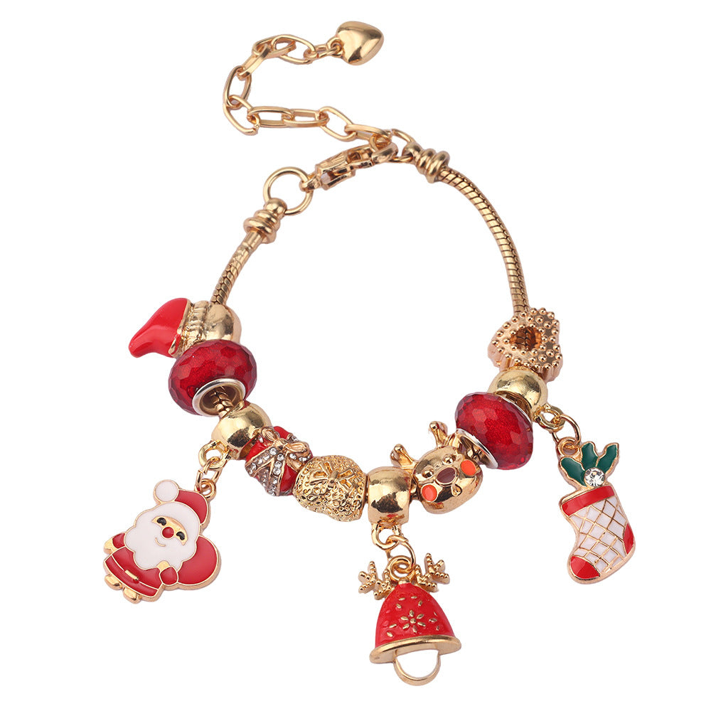 Wholesale Christmas Tree Snowflake Bracelet