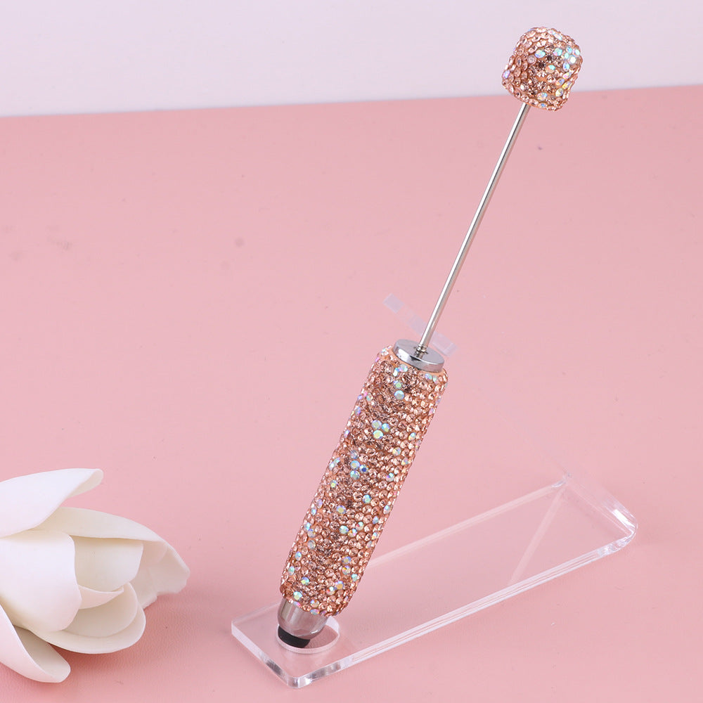 Wholesale  Live Hot Selling Color Touch Screen Pen Drill Pen Ceramic Mud Full Diamond Beaded Pen DIY Beaded Ballpoint Pen Heavy Industry Pen