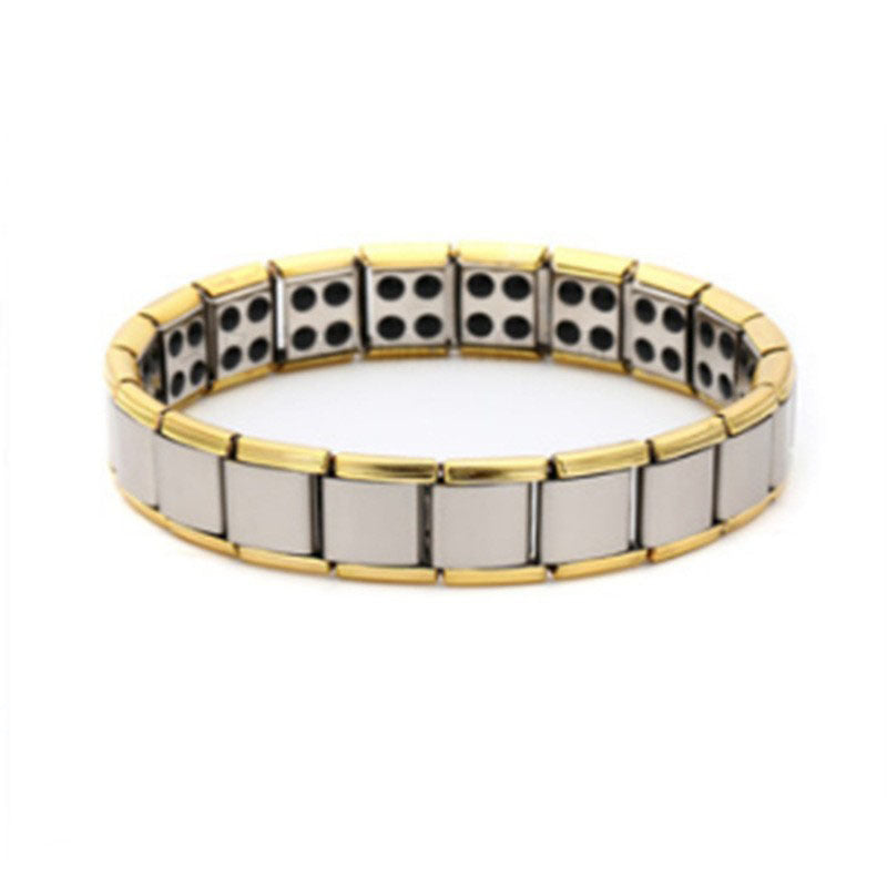 Wholesale Light Luxury High-end Simple Double Row Stainless Steel Bracelet