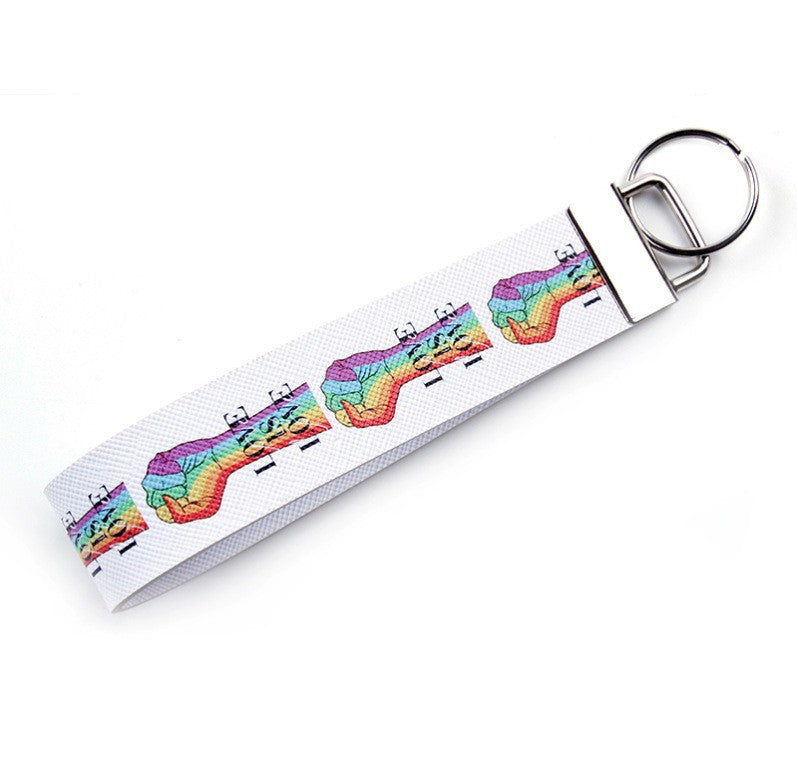 Wholesale PU leather lanyard