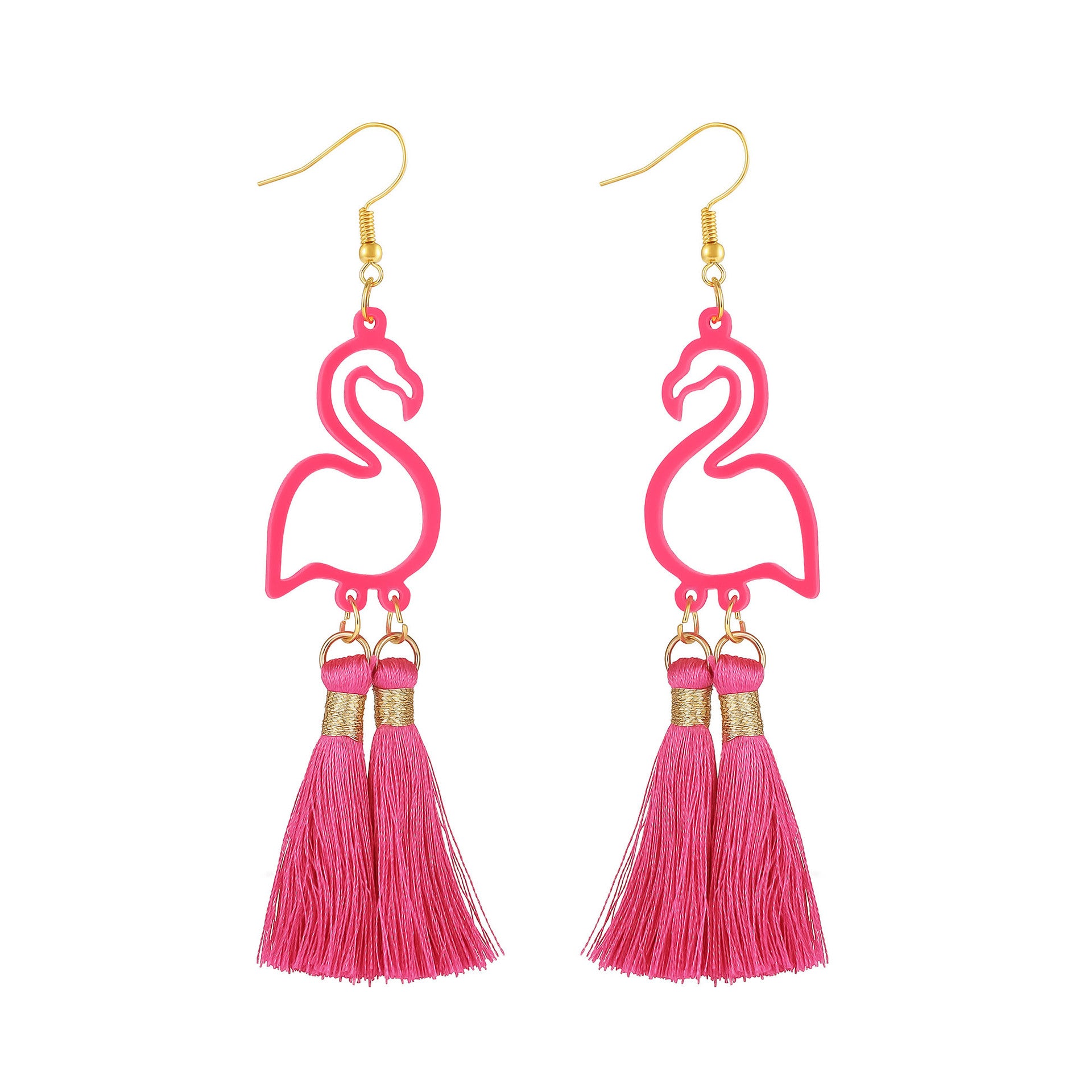Wholesale Acrylic earrings swan tassel earrings