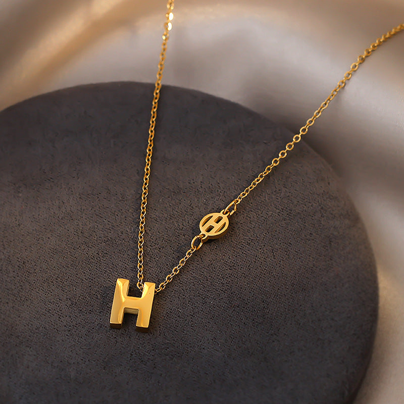 Wholesale Titanium Steel Women's Woolen Chain Autumn and Winter All-match Accessories