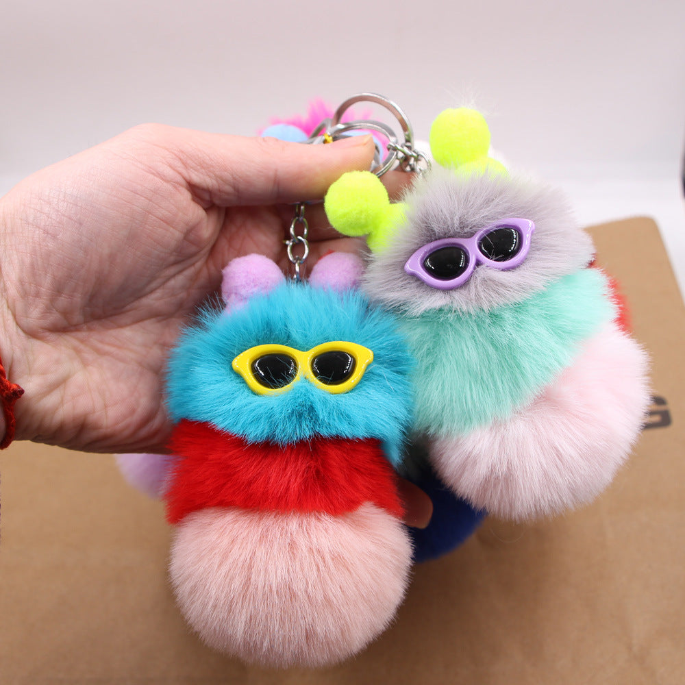 Wholesale Caterpillar Plush Keychain