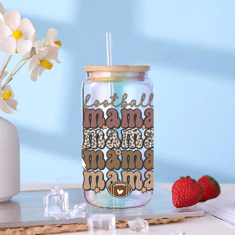 Wholesale Cartoon Cute Mother' s Day Family Theme 16oz Cup UV DTF Wraps