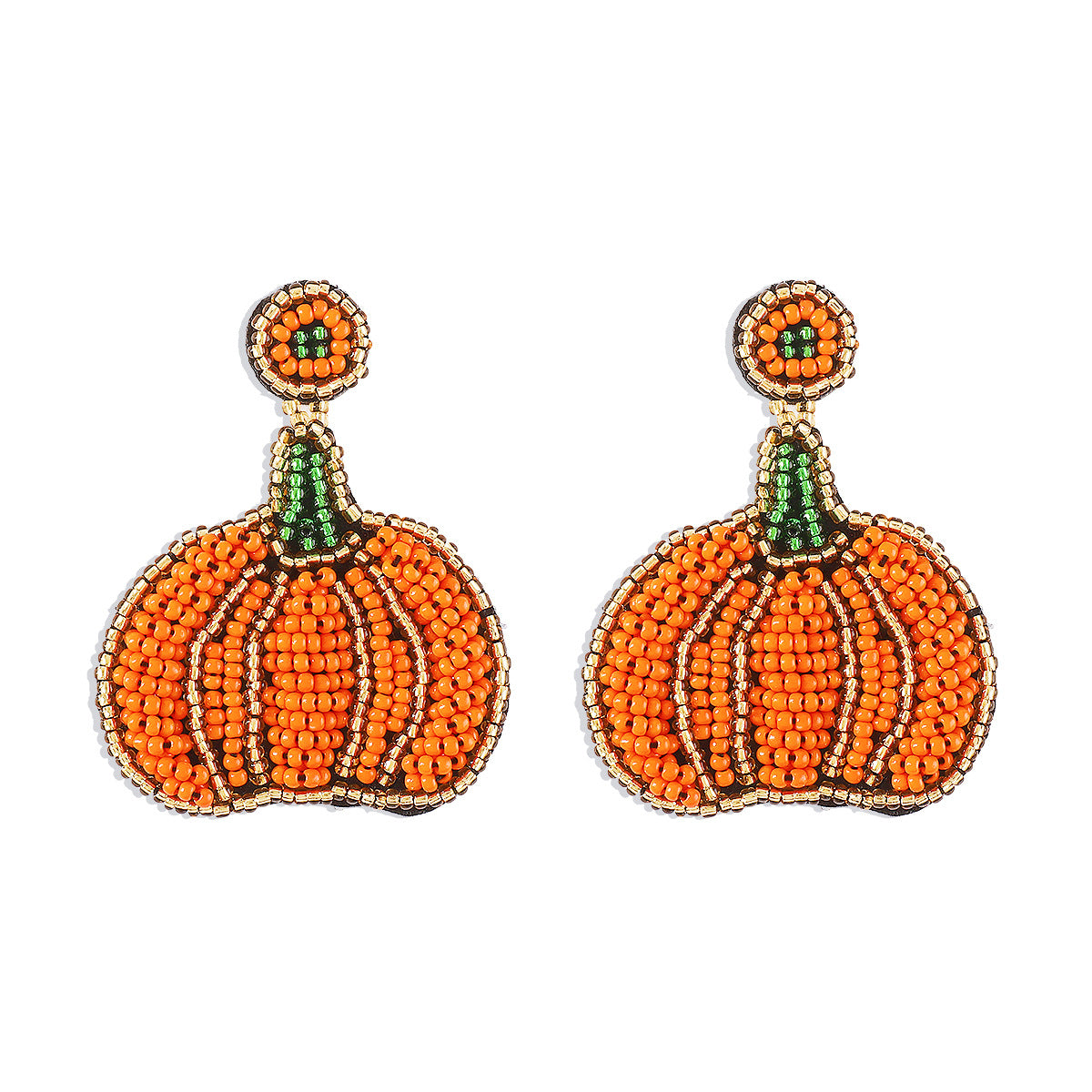 Wholesale Funny Cartoon Halloween Party Dark Pumpkin Ghost Letter Skull Earrings