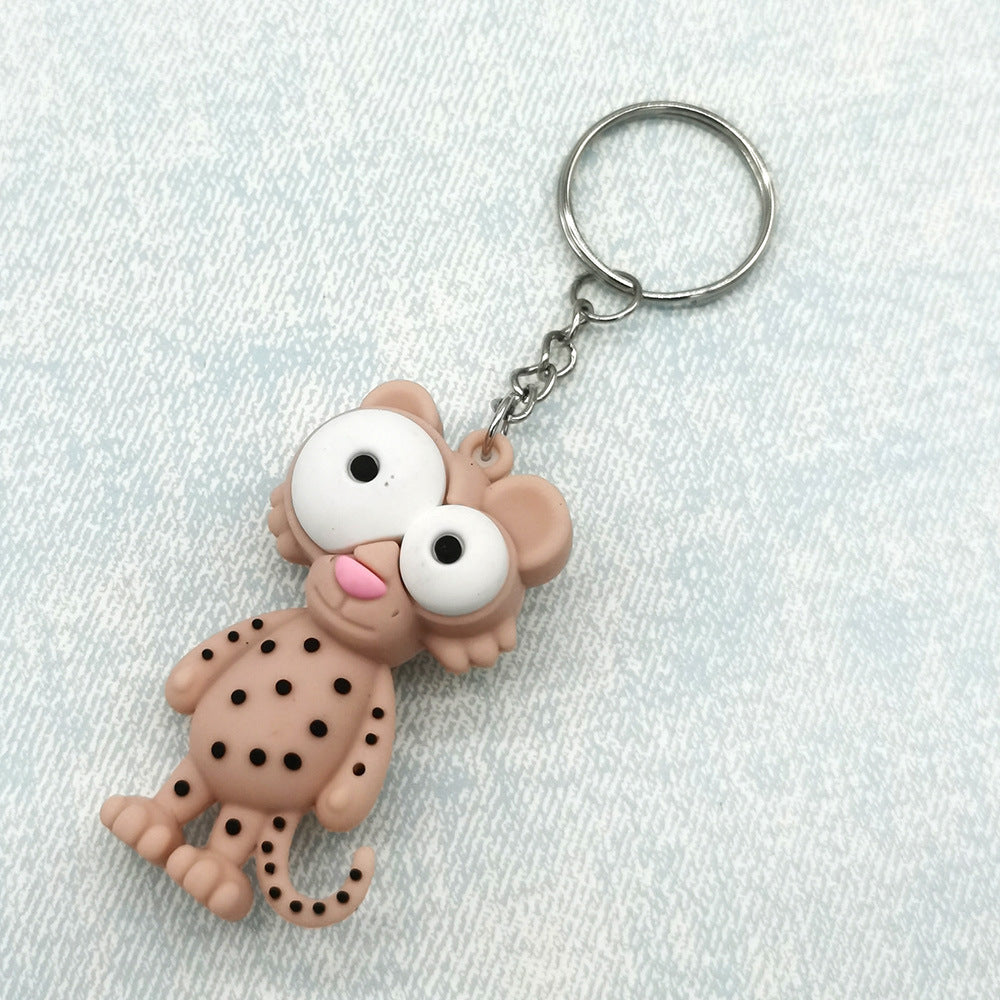 Wholesale PVC Cartoon Animal Keychain