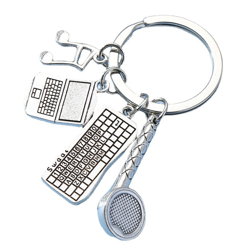 Wholesale 10PCS Metal Medical School Bag Keychain