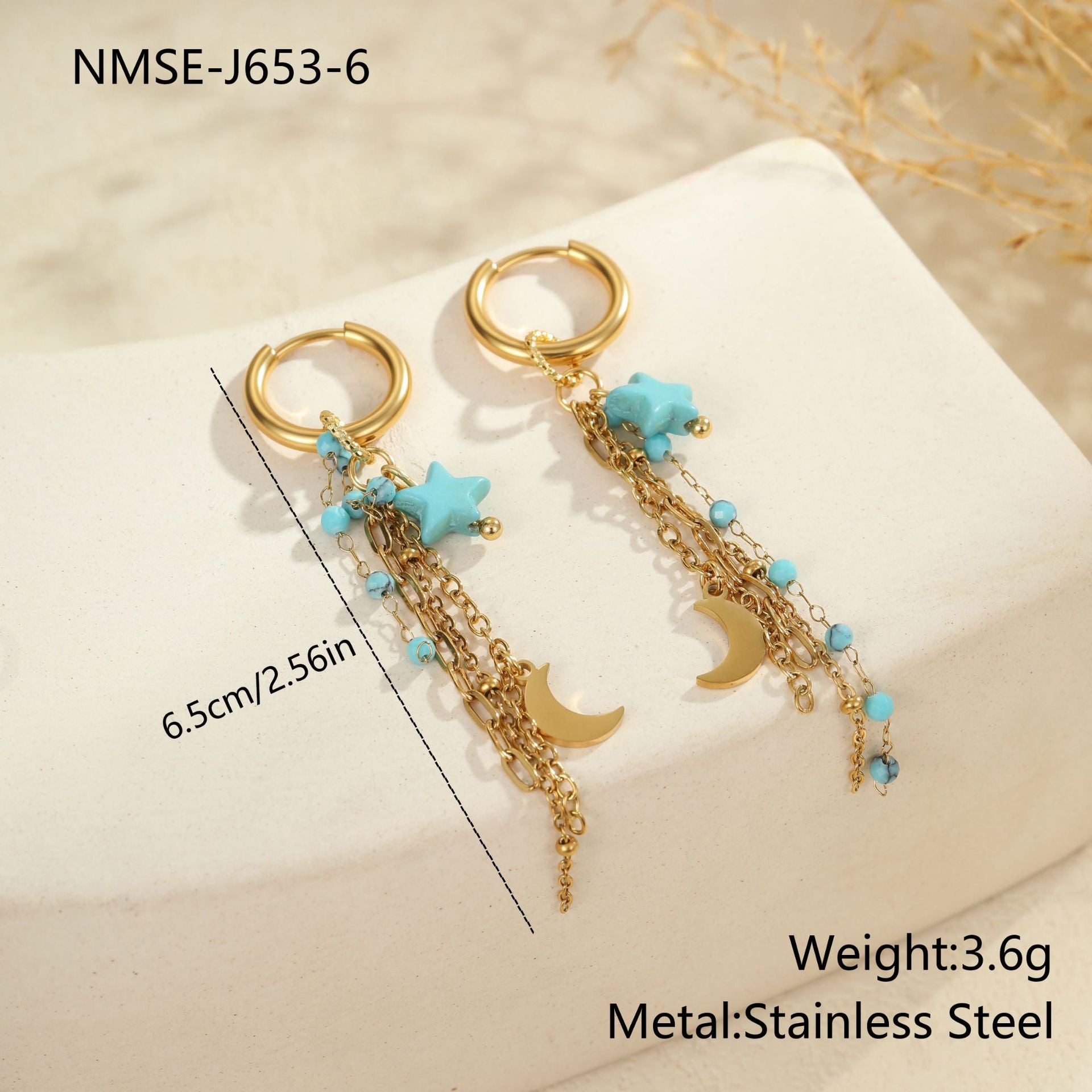 Wholesale Turquoise natural stone Necklace Set