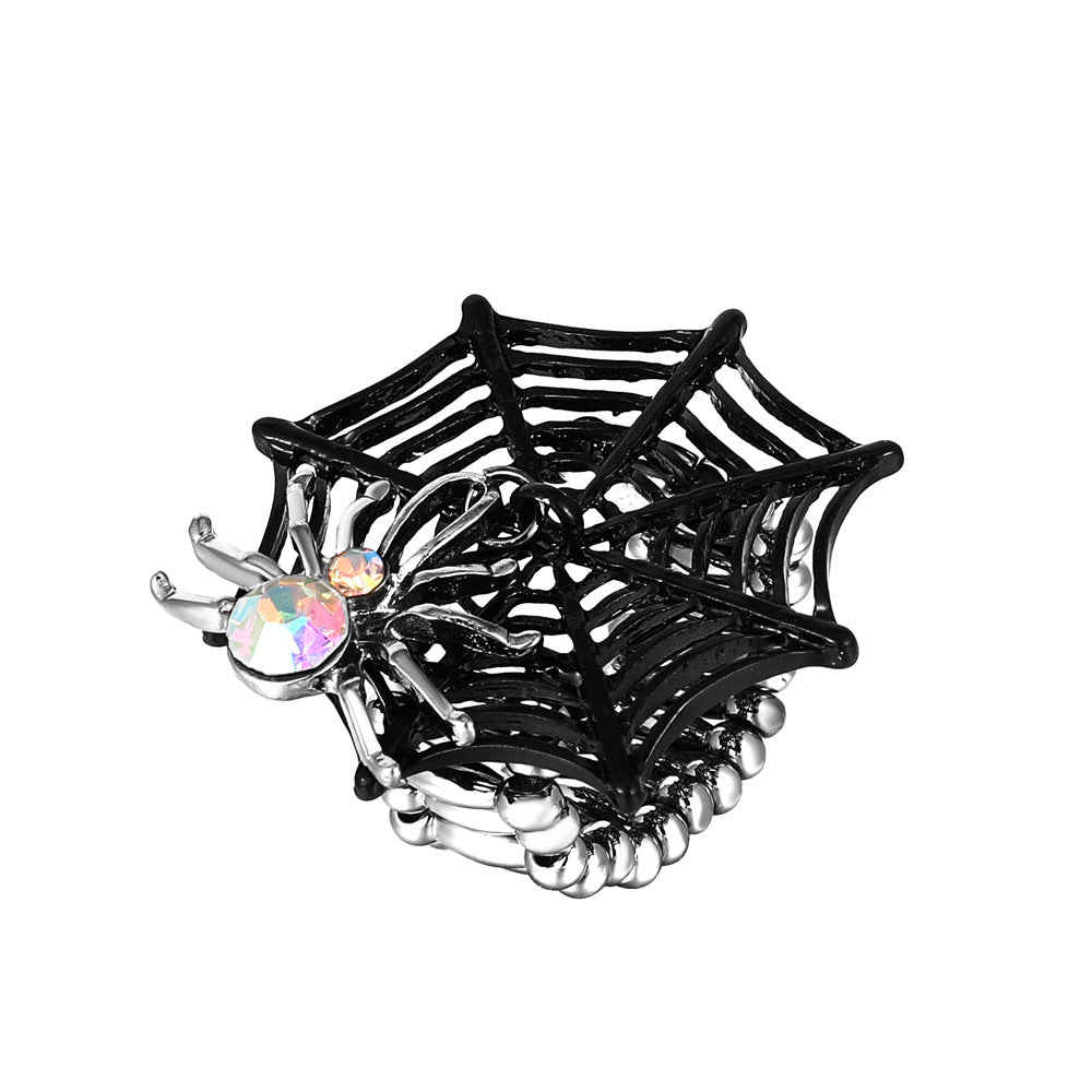 Wholesale Halloween Series Funny Spider Skull Earrings