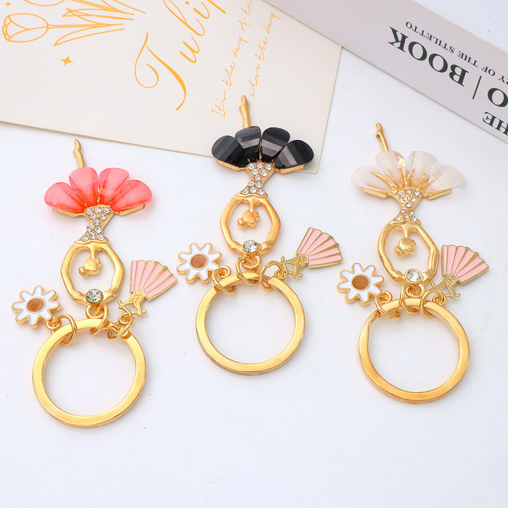 Wholesale Elegant Ballerina Girl Keychain