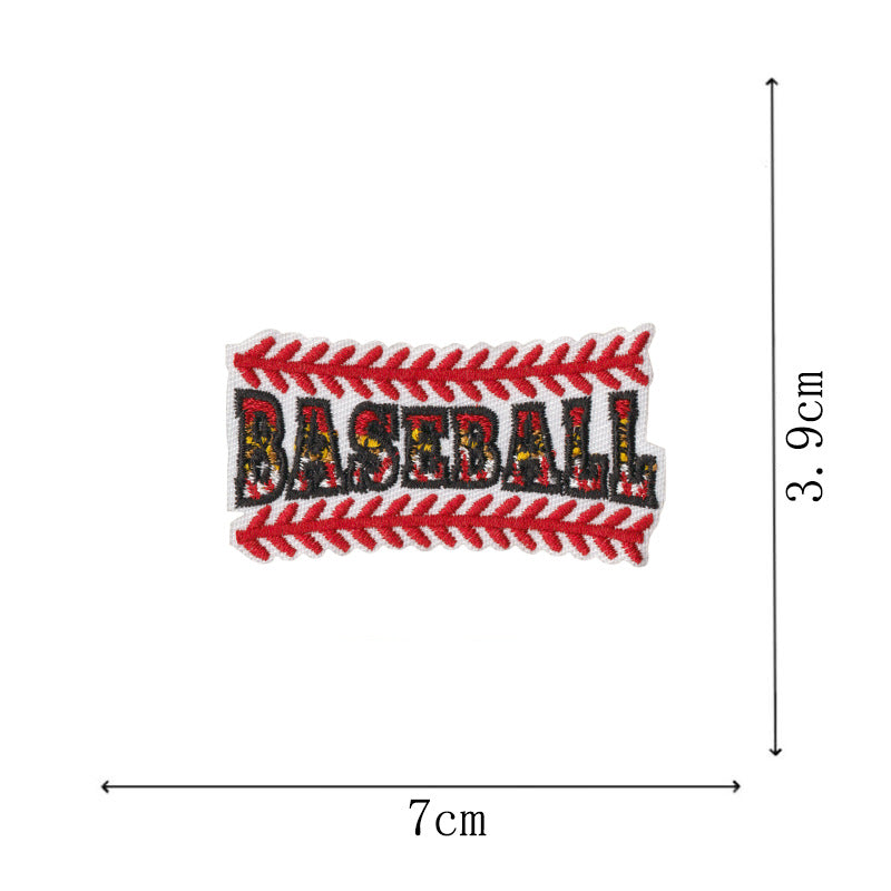 Wholesale Bow Cartoon Baseball DIY Patches
