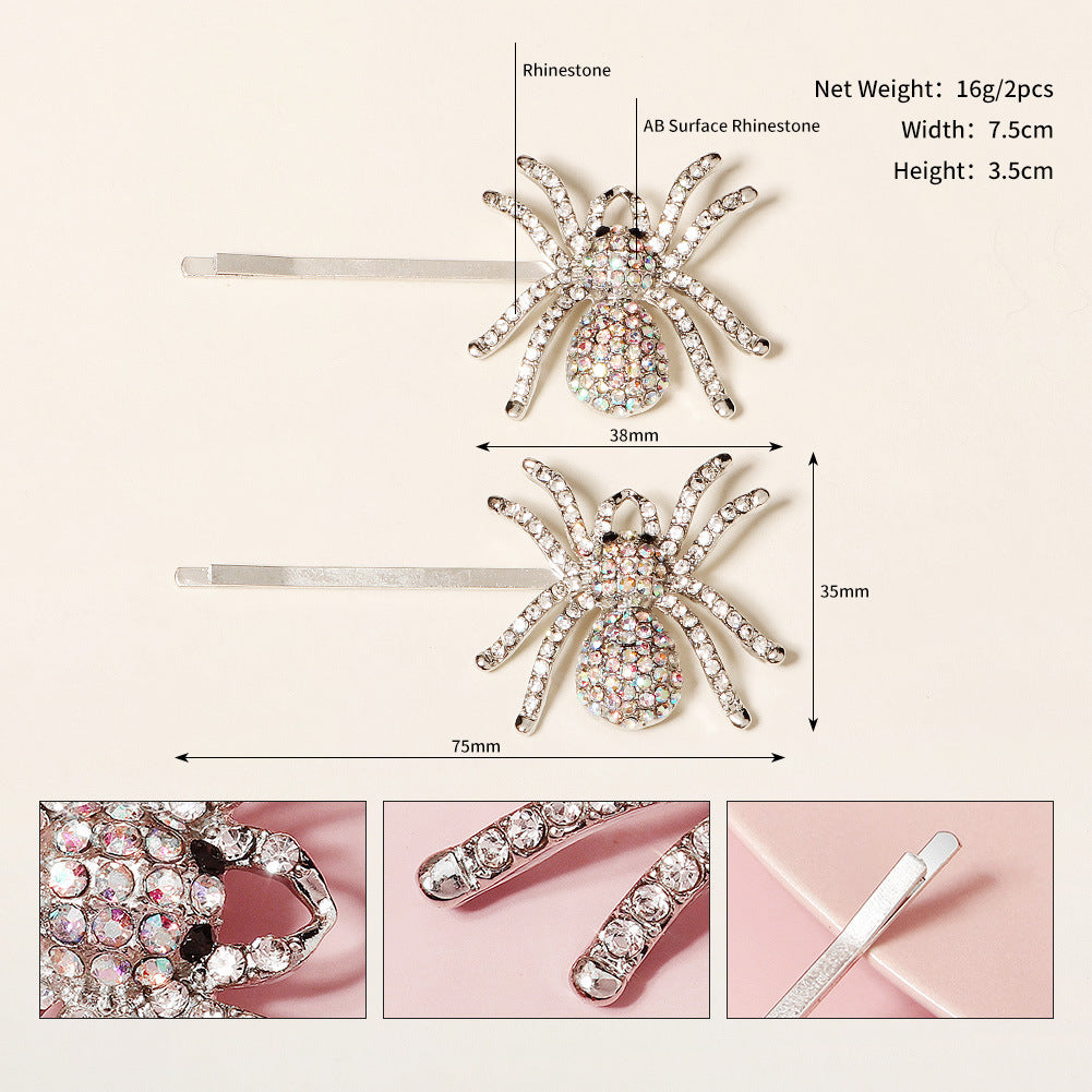 Wholesale Halloween Funny Rhinestone Hair Clips