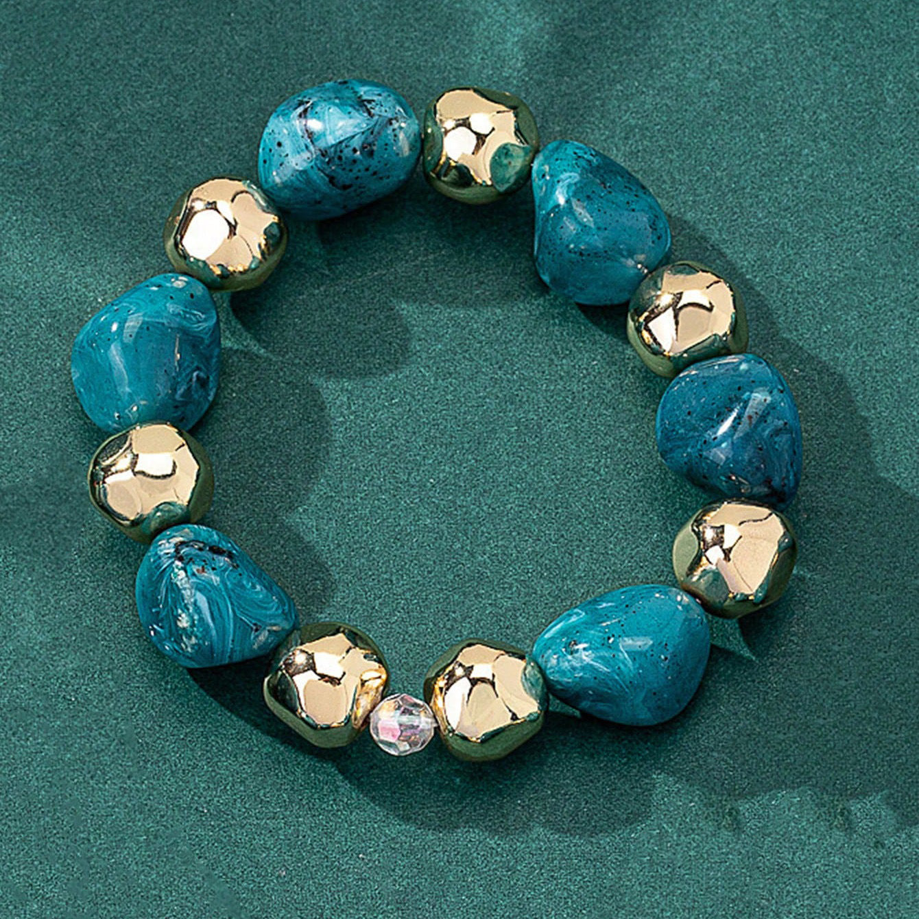 Wholesale Retro Fashion Style Bohemian Acrylic Imitation Jade Necklaces