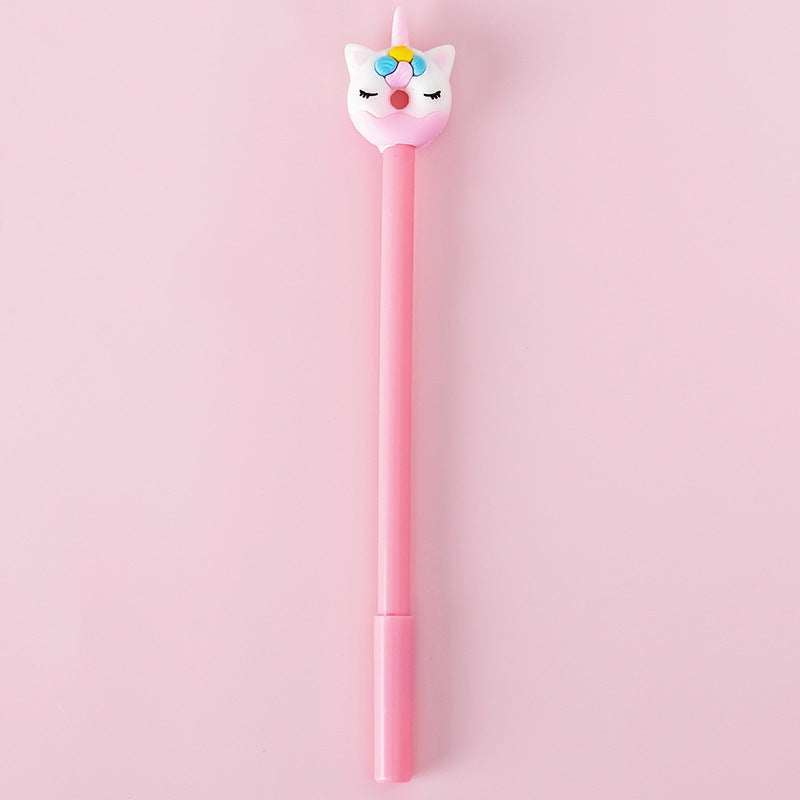 Wholesale Donut Unicorn Plastic Rollerball Pen