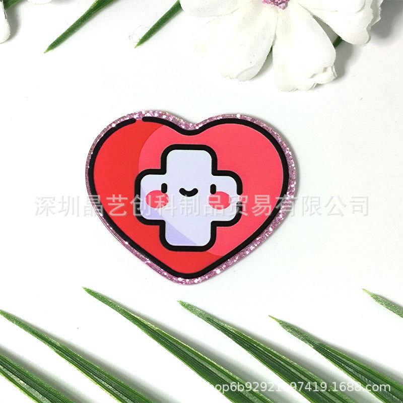 Wholesale 10pcs Nurses'  Day Acrylic Flatback