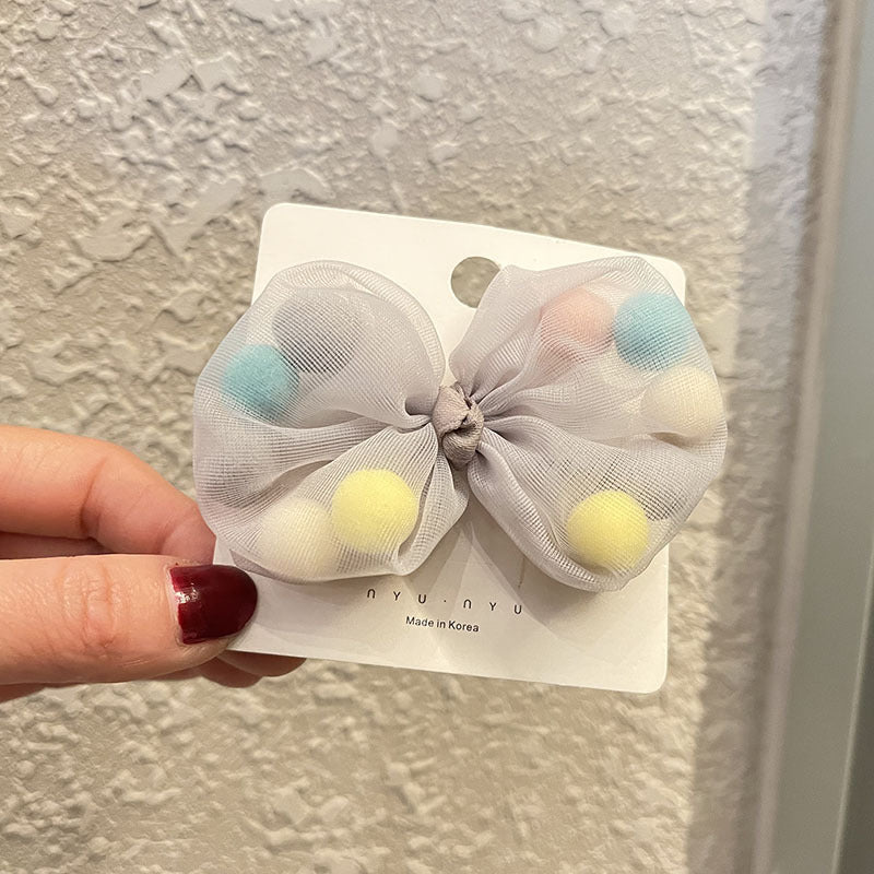 Wholesale Princess side clip girls handmade hair accessories