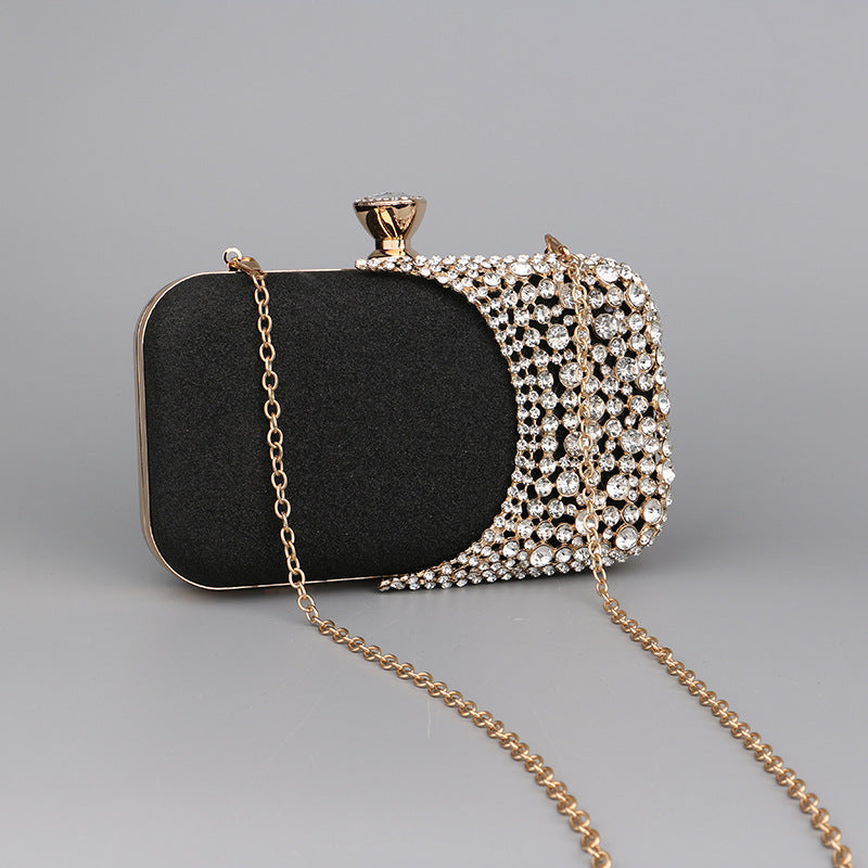 Wholesale Synthetic Leather Diamond Evening Bag