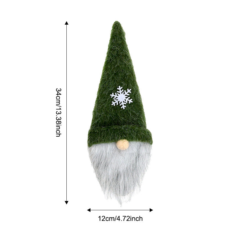 Wholesale Christmas decorations faceless doll wine bottle cap  decoration