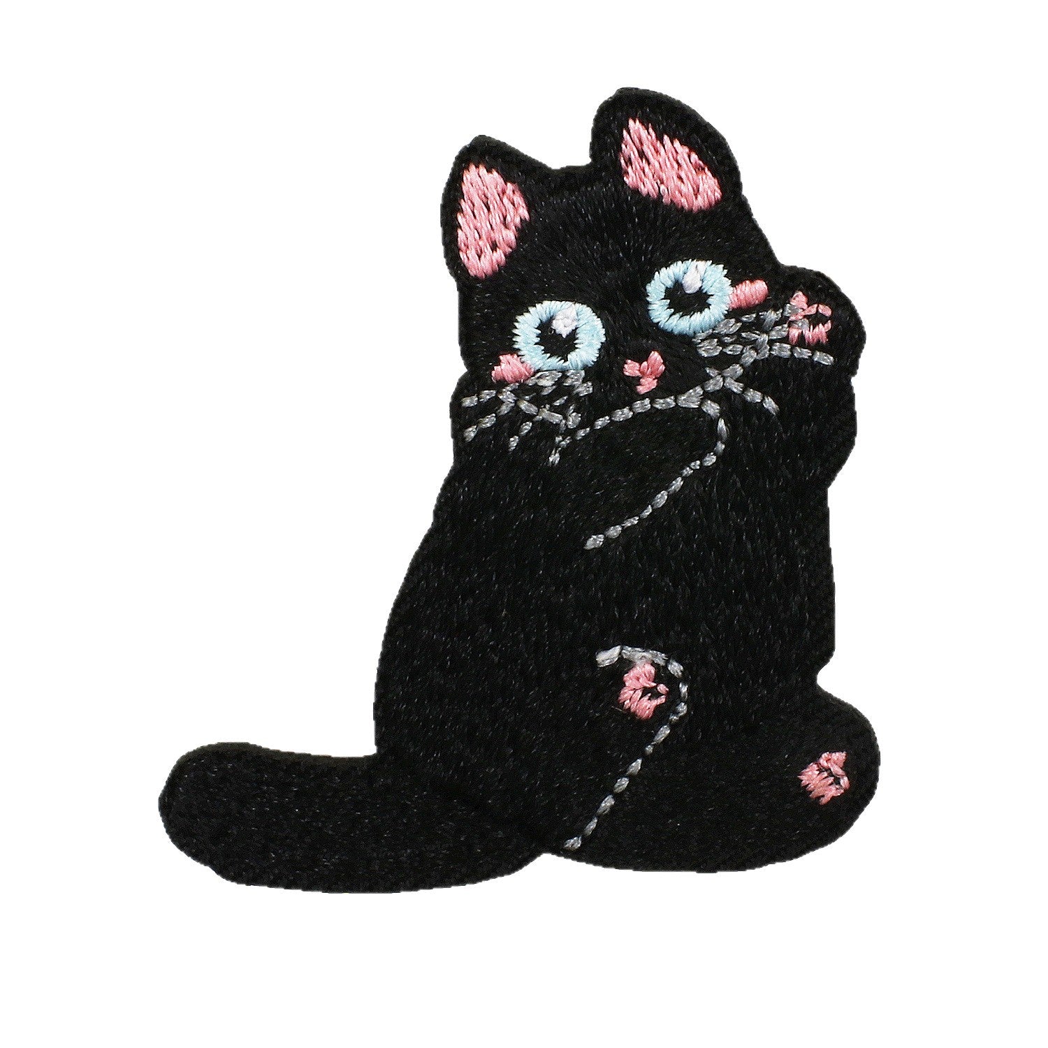 Wholesale Black Cat Series Embroidered Applique  DIY Patches