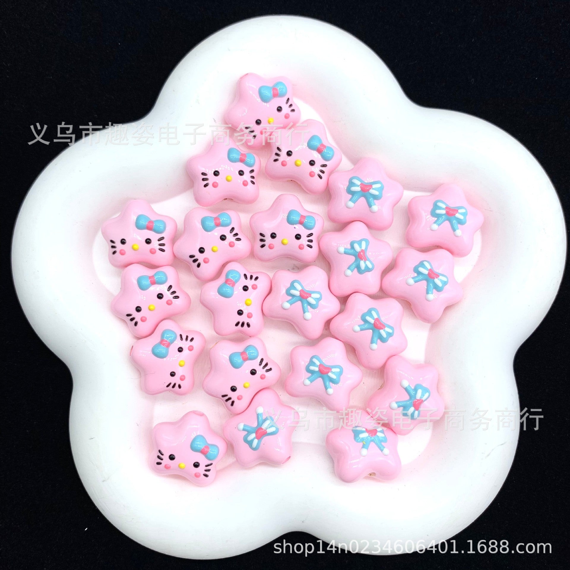 Wholesale 10pcs Colorful and cute cartoon Acrylic Beads