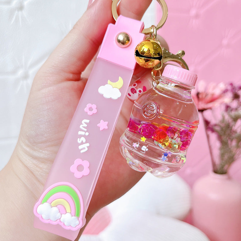 Wholesale Acrylic Oiled Gypsophila Keychain