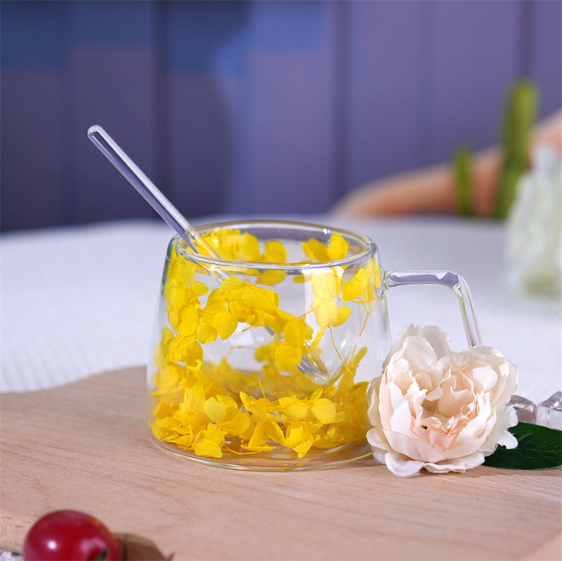 Wholesale Double-layer Universal Creative Plant Flower with Straw Cup