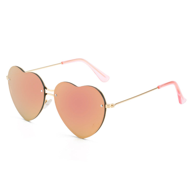 Wholesale frameless sunglasses with  love glasses in stock