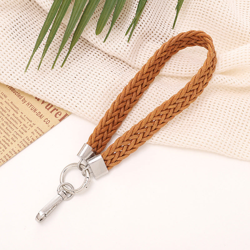 Wholesale Colorful Braided Lanyard Keychain