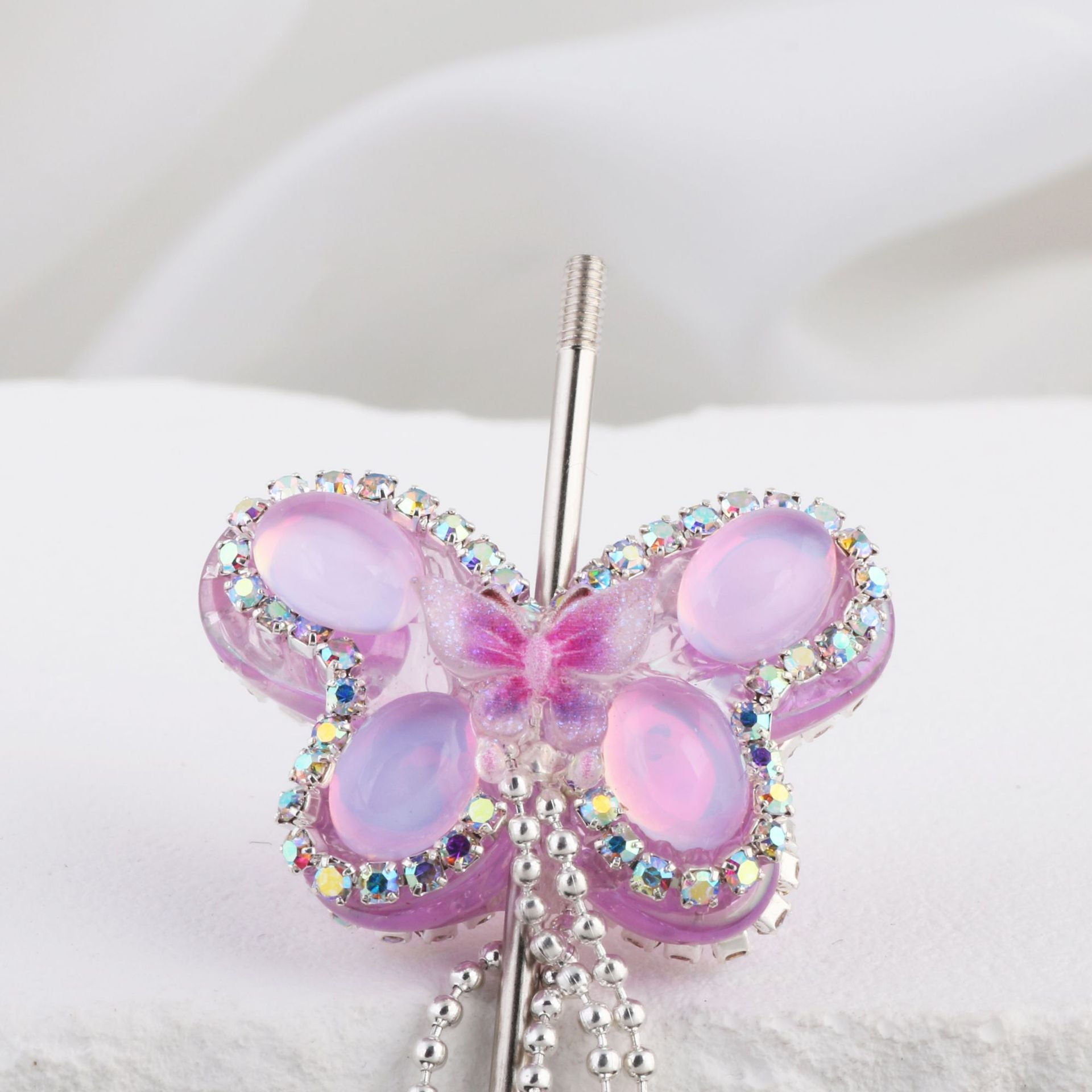 Wholesale 6pcs/pack Butterfly Tassel  Beads DIY  Accessories