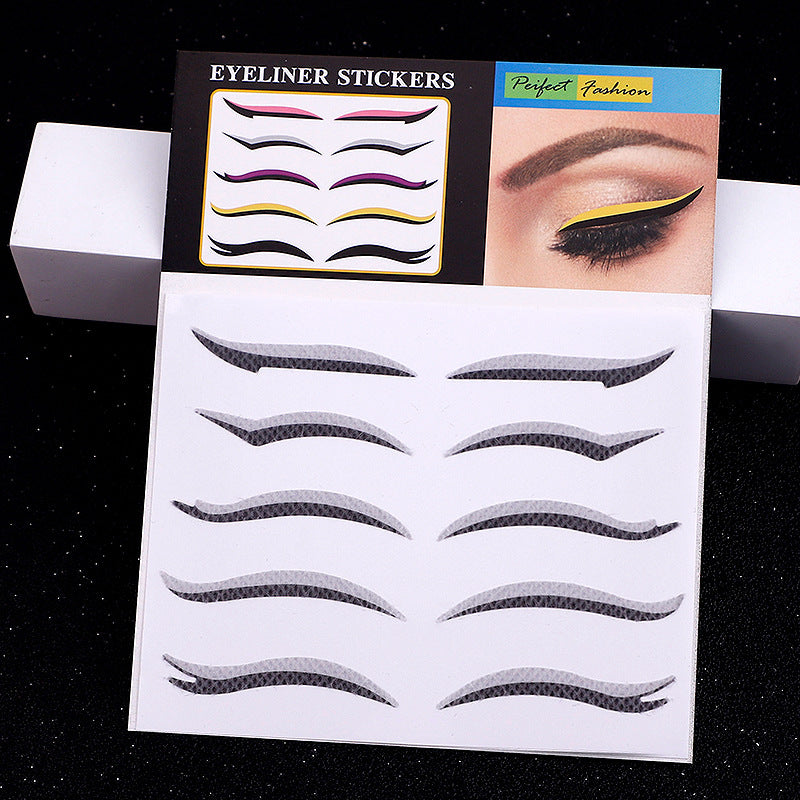 Wholesale Europe and America Eyeliner Patch Eye Shadow Cat Eye Makeup Double Eyelid Patch